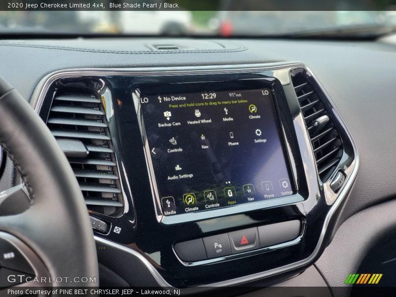 Blue Shade Pearl / Black 2020 Jeep Cherokee Limited 4x4