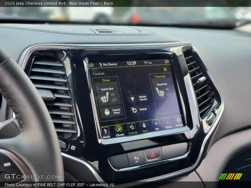Blue Shade Pearl / Black 2020 Jeep Cherokee Limited 4x4