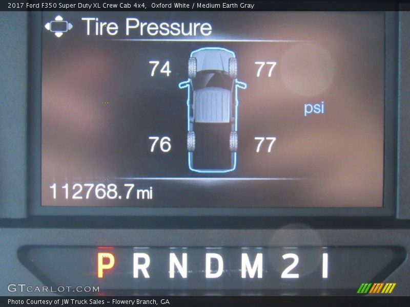 Oxford White / Medium Earth Gray 2017 Ford F350 Super Duty XL Crew Cab 4x4