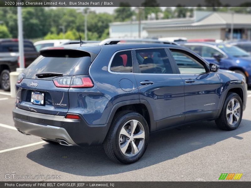 Blue Shade Pearl / Black 2020 Jeep Cherokee Limited 4x4