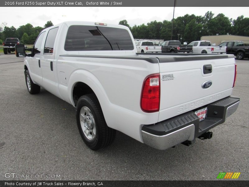 Oxford White / Steel 2016 Ford F250 Super Duty XLT Crew Cab