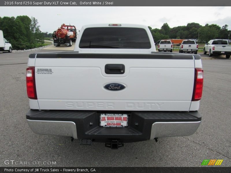 Oxford White / Steel 2016 Ford F250 Super Duty XLT Crew Cab
