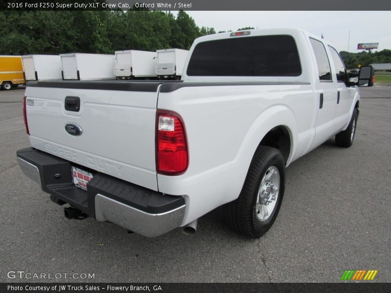 Oxford White / Steel 2016 Ford F250 Super Duty XLT Crew Cab
