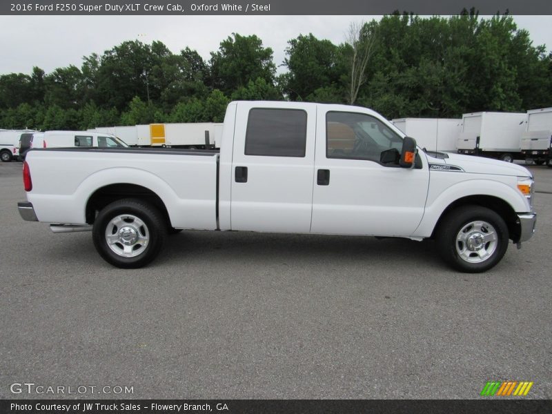 Oxford White / Steel 2016 Ford F250 Super Duty XLT Crew Cab