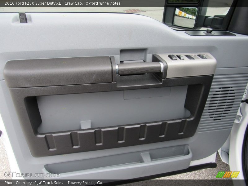 Oxford White / Steel 2016 Ford F250 Super Duty XLT Crew Cab