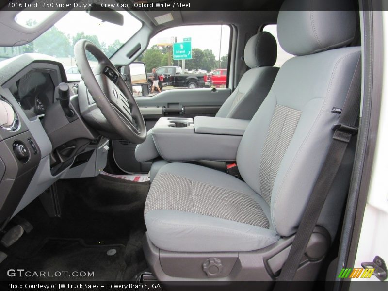 Oxford White / Steel 2016 Ford F250 Super Duty XLT Crew Cab
