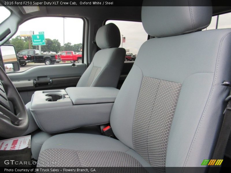 Oxford White / Steel 2016 Ford F250 Super Duty XLT Crew Cab