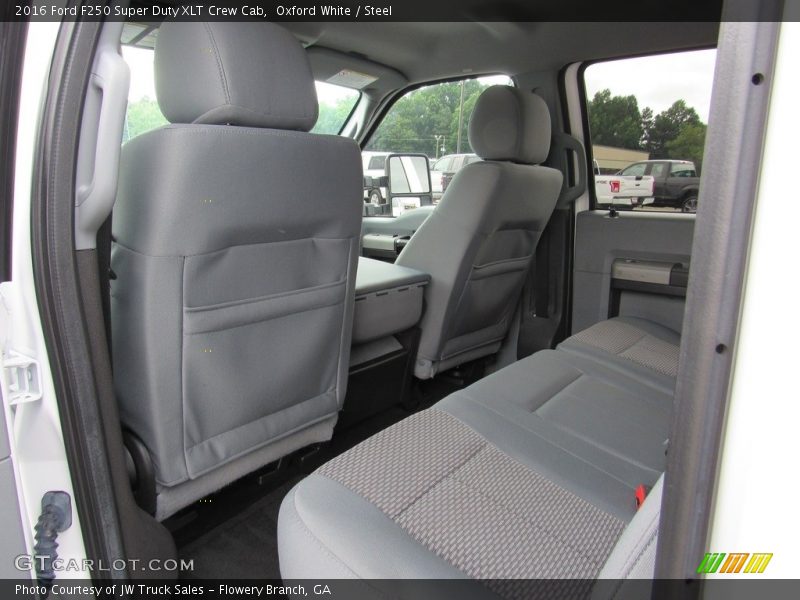 Oxford White / Steel 2016 Ford F250 Super Duty XLT Crew Cab