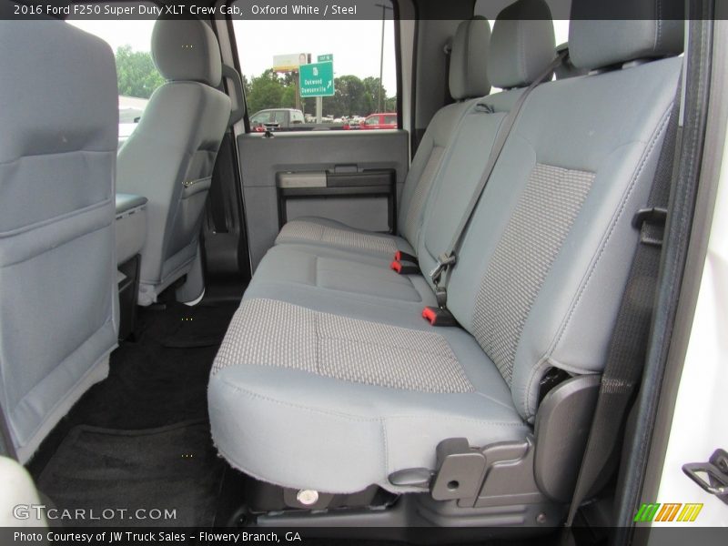 Oxford White / Steel 2016 Ford F250 Super Duty XLT Crew Cab