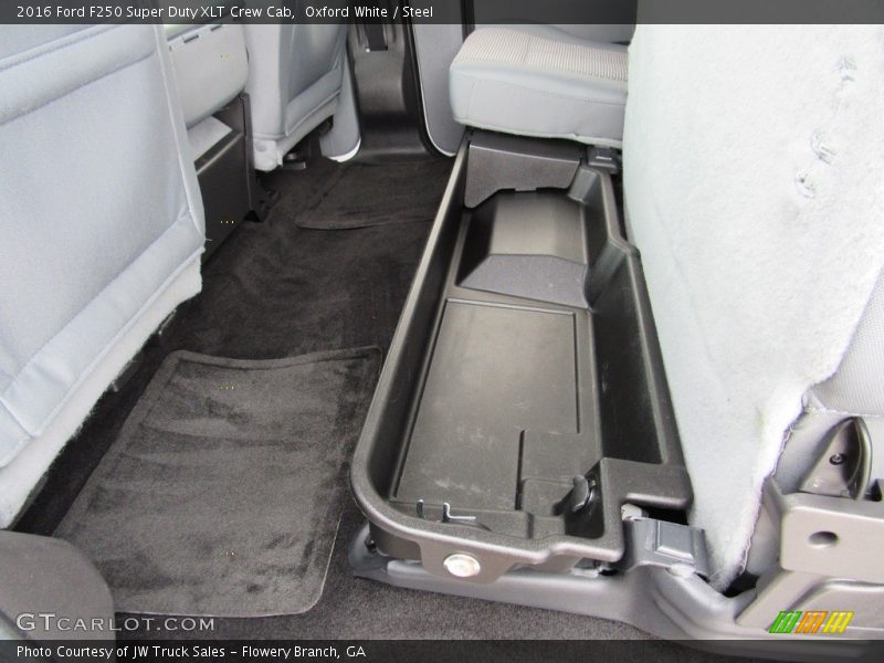 Oxford White / Steel 2016 Ford F250 Super Duty XLT Crew Cab
