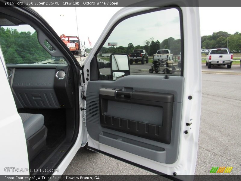 Oxford White / Steel 2016 Ford F250 Super Duty XLT Crew Cab