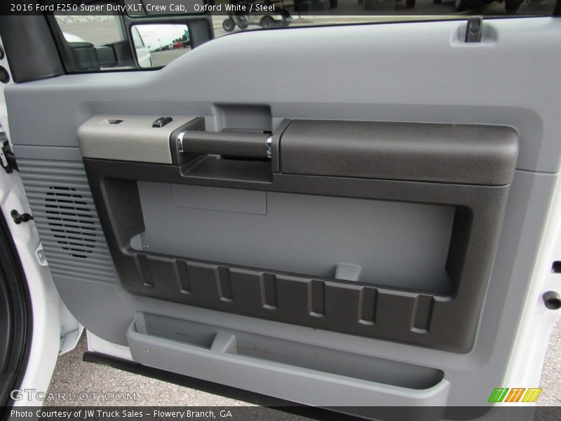 Oxford White / Steel 2016 Ford F250 Super Duty XLT Crew Cab