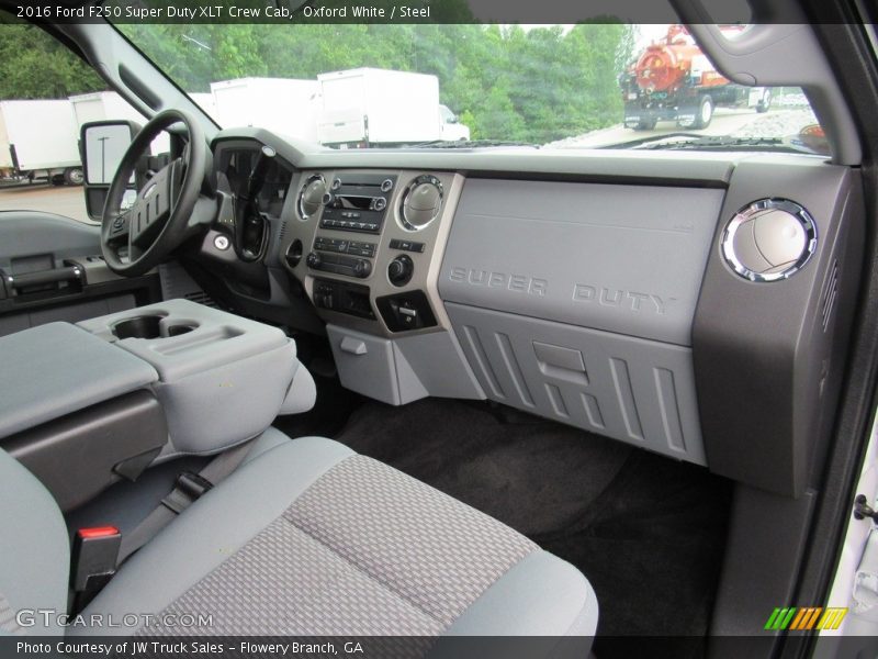 Oxford White / Steel 2016 Ford F250 Super Duty XLT Crew Cab