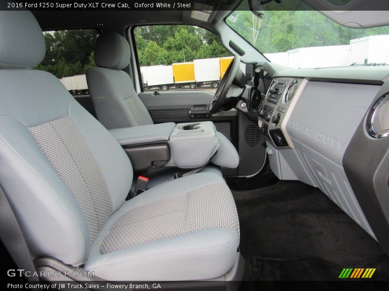 Oxford White / Steel 2016 Ford F250 Super Duty XLT Crew Cab
