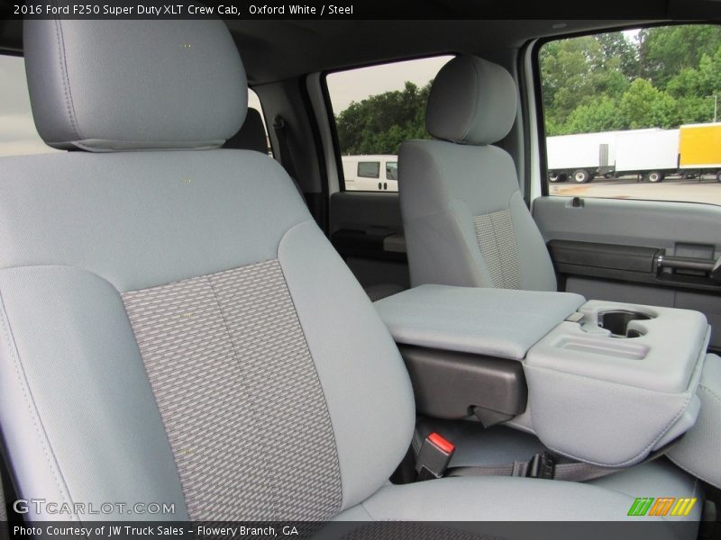 Oxford White / Steel 2016 Ford F250 Super Duty XLT Crew Cab