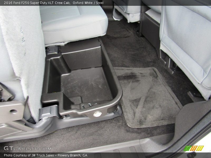 Oxford White / Steel 2016 Ford F250 Super Duty XLT Crew Cab