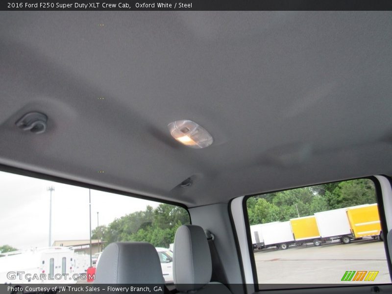 Oxford White / Steel 2016 Ford F250 Super Duty XLT Crew Cab