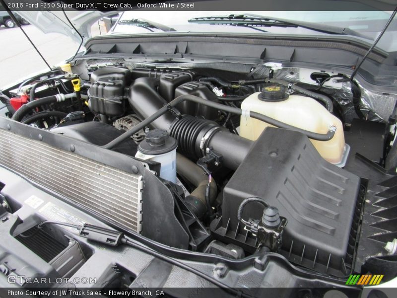 Oxford White / Steel 2016 Ford F250 Super Duty XLT Crew Cab