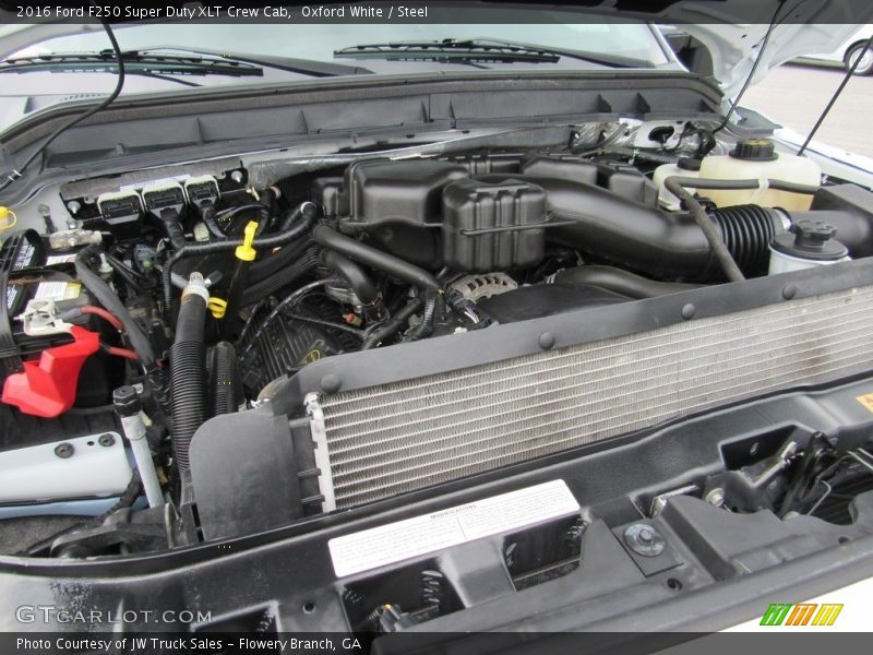 Oxford White / Steel 2016 Ford F250 Super Duty XLT Crew Cab