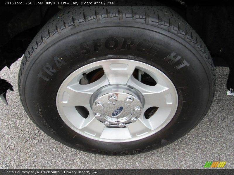 Oxford White / Steel 2016 Ford F250 Super Duty XLT Crew Cab