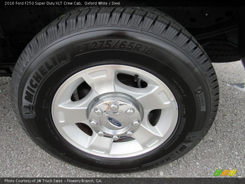 Oxford White / Steel 2016 Ford F250 Super Duty XLT Crew Cab
