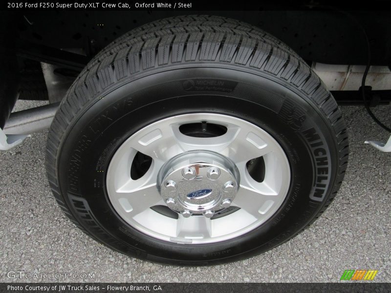 Oxford White / Steel 2016 Ford F250 Super Duty XLT Crew Cab