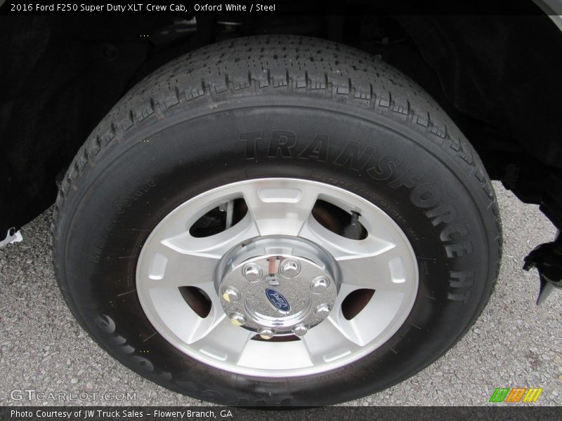 Oxford White / Steel 2016 Ford F250 Super Duty XLT Crew Cab