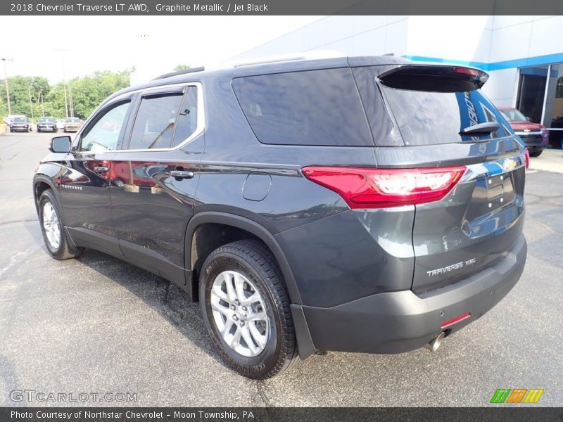 Graphite Metallic / Jet Black 2018 Chevrolet Traverse LT AWD