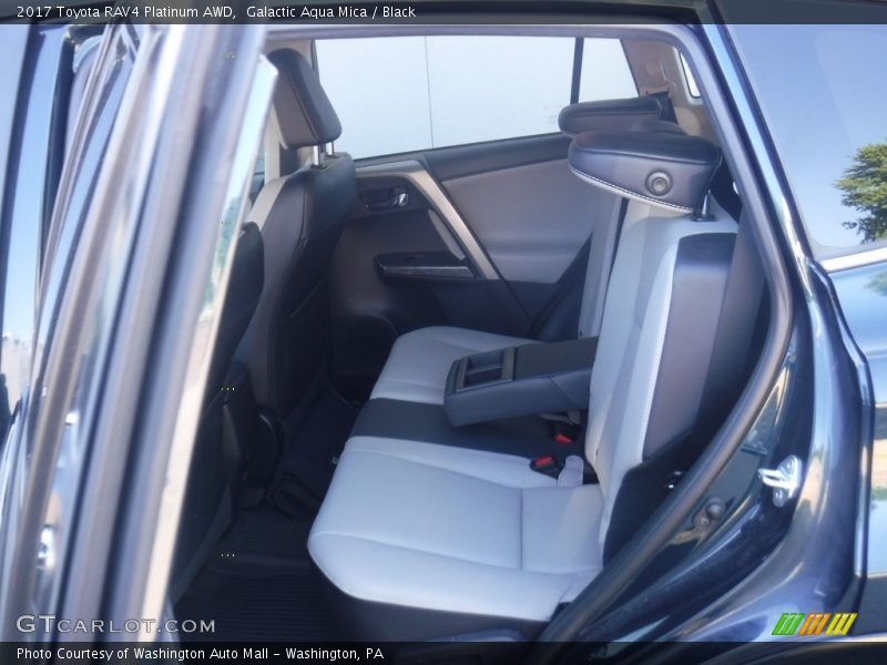 Galactic Aqua Mica / Black 2017 Toyota RAV4 Platinum AWD