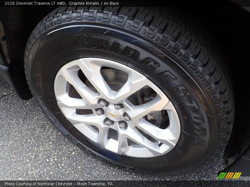 Graphite Metallic / Jet Black 2018 Chevrolet Traverse LT AWD