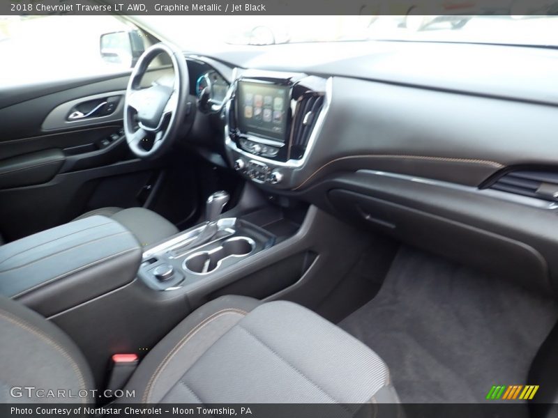 Graphite Metallic / Jet Black 2018 Chevrolet Traverse LT AWD