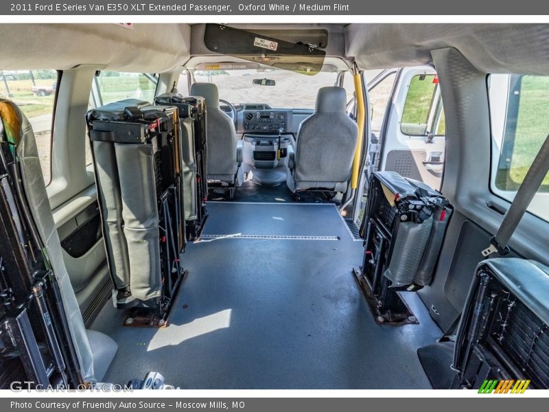 Oxford White / Medium Flint 2011 Ford E Series Van E350 XLT Extended Passenger