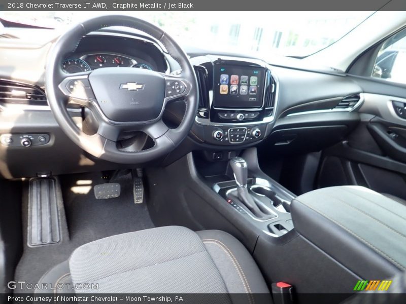 Graphite Metallic / Jet Black 2018 Chevrolet Traverse LT AWD
