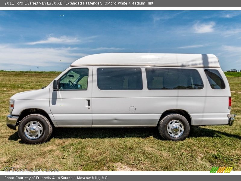 Oxford White / Medium Flint 2011 Ford E Series Van E350 XLT Extended Passenger