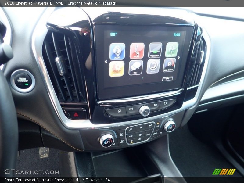 Graphite Metallic / Jet Black 2018 Chevrolet Traverse LT AWD