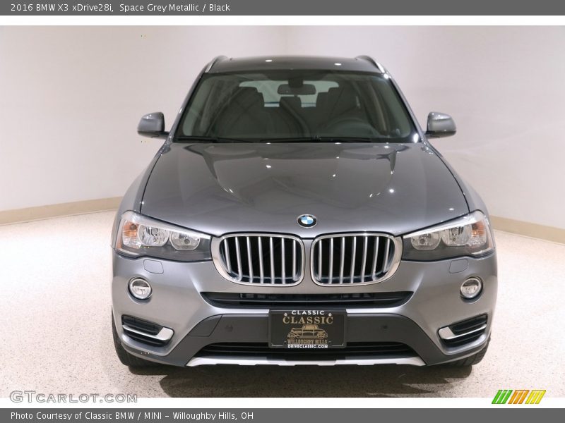 Space Grey Metallic / Black 2016 BMW X3 xDrive28i