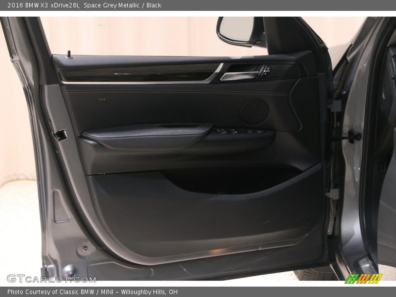 Space Grey Metallic / Black 2016 BMW X3 xDrive28i