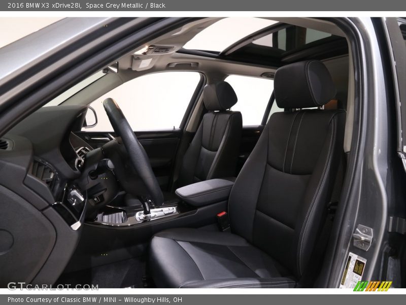Space Grey Metallic / Black 2016 BMW X3 xDrive28i