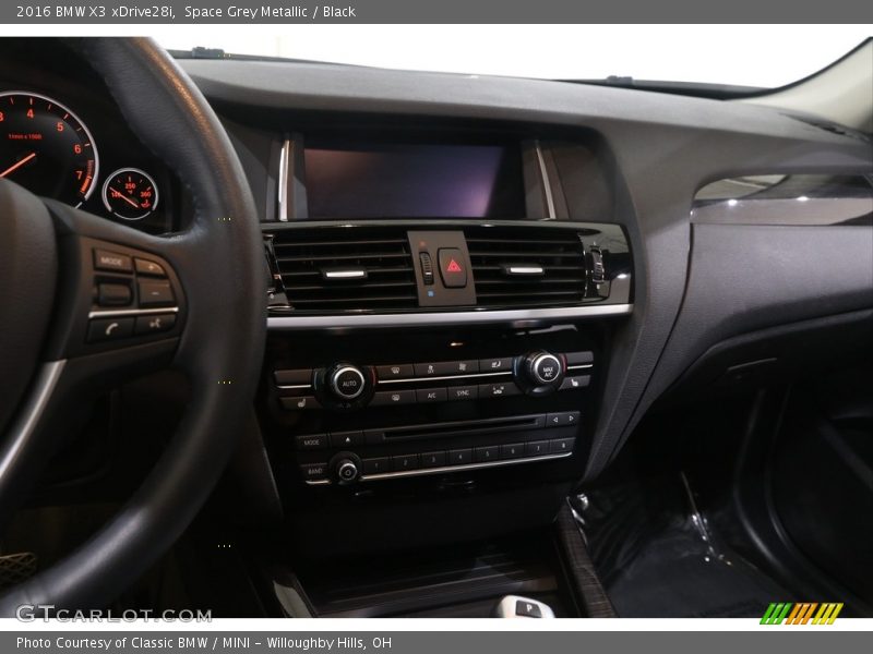 Space Grey Metallic / Black 2016 BMW X3 xDrive28i