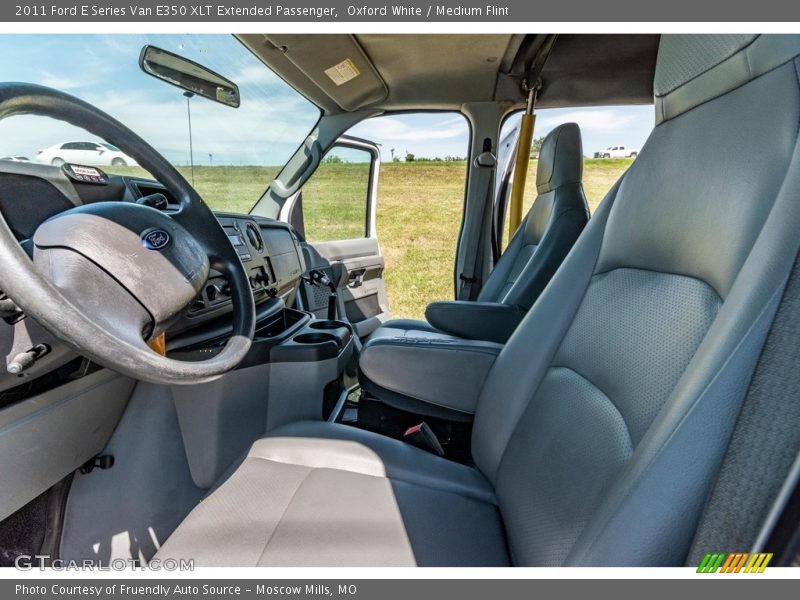 Oxford White / Medium Flint 2011 Ford E Series Van E350 XLT Extended Passenger