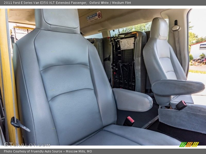Oxford White / Medium Flint 2011 Ford E Series Van E350 XLT Extended Passenger