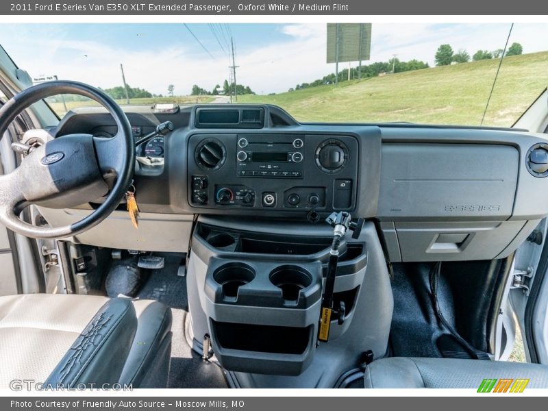 Oxford White / Medium Flint 2011 Ford E Series Van E350 XLT Extended Passenger