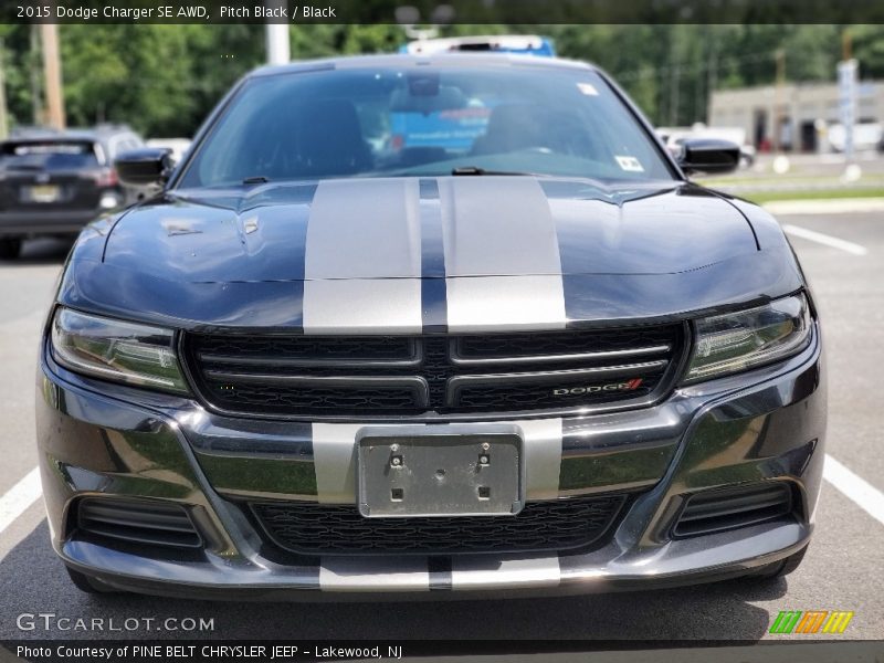Pitch Black / Black 2015 Dodge Charger SE AWD