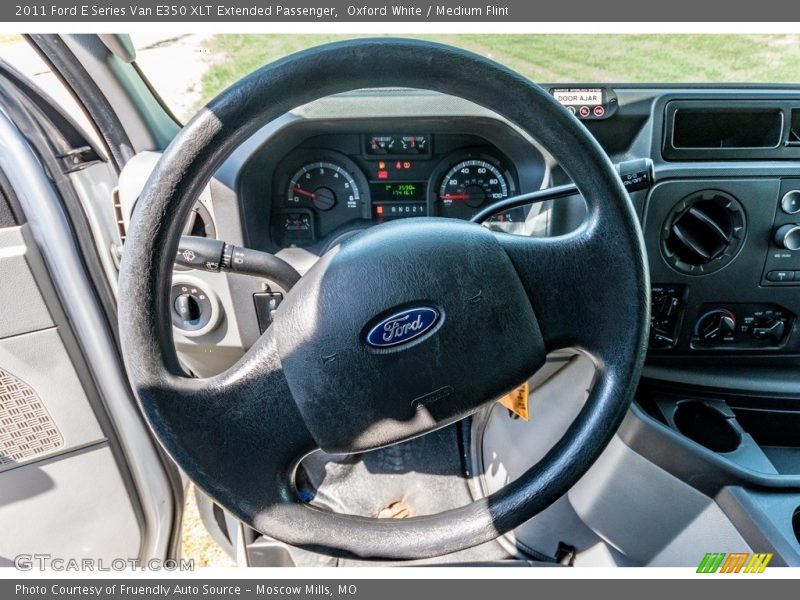 Oxford White / Medium Flint 2011 Ford E Series Van E350 XLT Extended Passenger