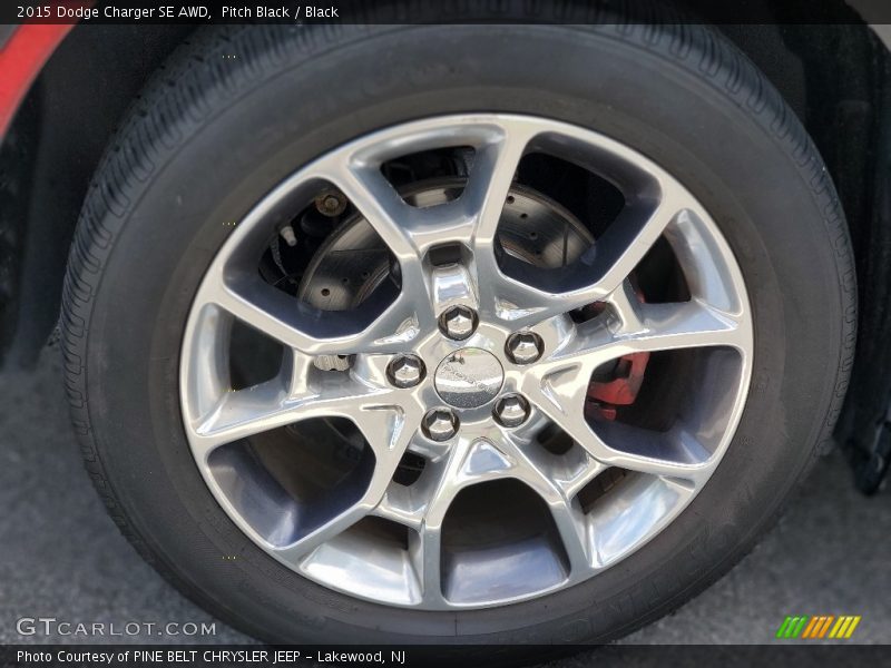 Pitch Black / Black 2015 Dodge Charger SE AWD