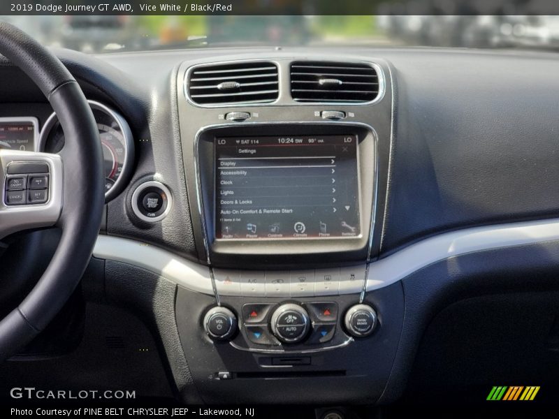 Vice White / Black/Red 2019 Dodge Journey GT AWD
