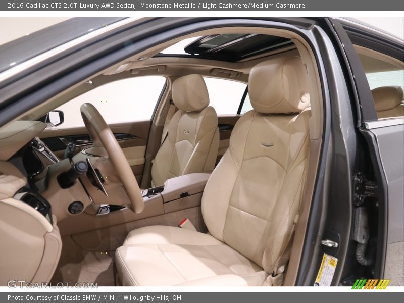 Moonstone Metallic / Light Cashmere/Medium Cashmere 2016 Cadillac CTS 2.0T Luxury AWD Sedan