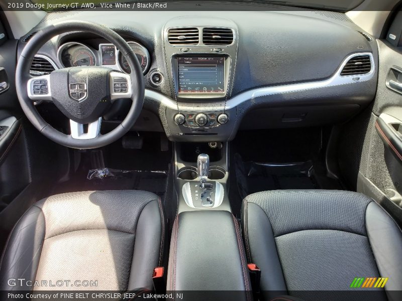 Vice White / Black/Red 2019 Dodge Journey GT AWD