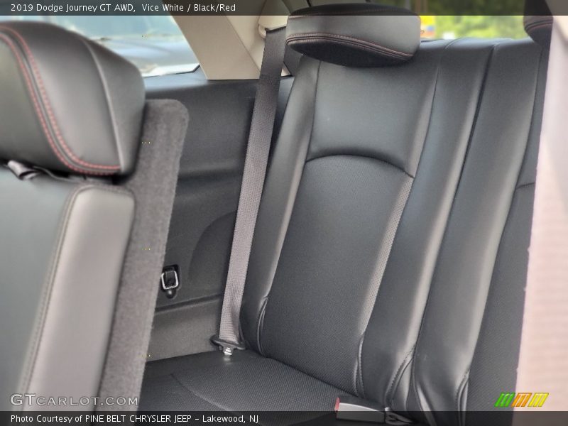Vice White / Black/Red 2019 Dodge Journey GT AWD