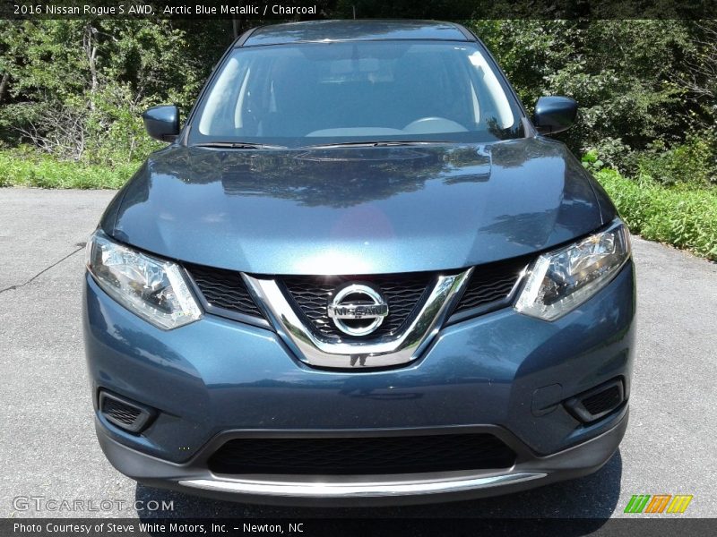 Arctic Blue Metallic / Charcoal 2016 Nissan Rogue S AWD